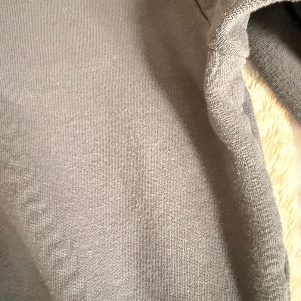 The North Face Charcoal Pullover with Black Sleeve Pocket - Picture 3 of 7